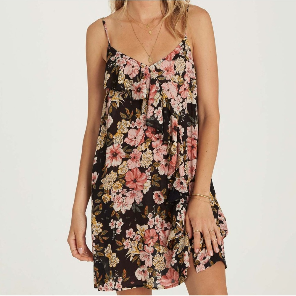 Billabong XS Glass Floral Mini Dress Coverup